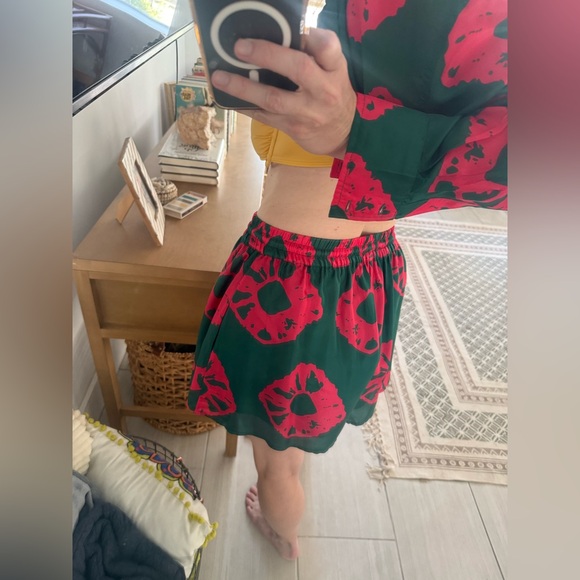 Zimmermann Silk Tie-Dye Shirt & Shorts Set Size 2 - Picture 8 of 15